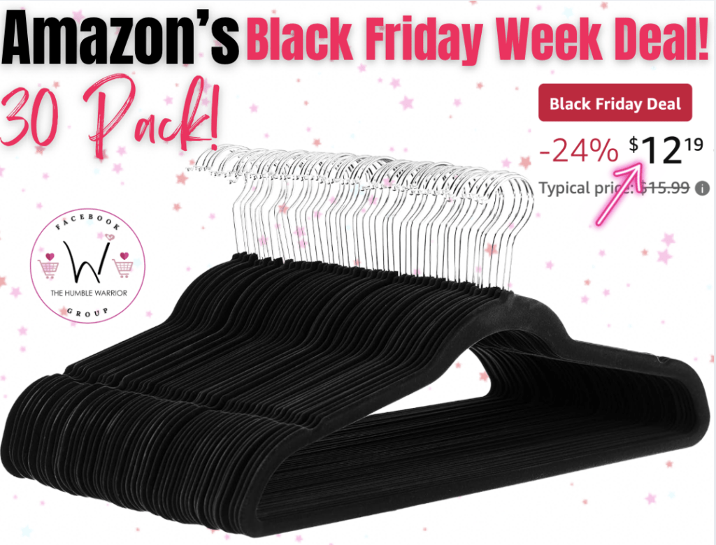Amazon Basics Velvet Hangers!